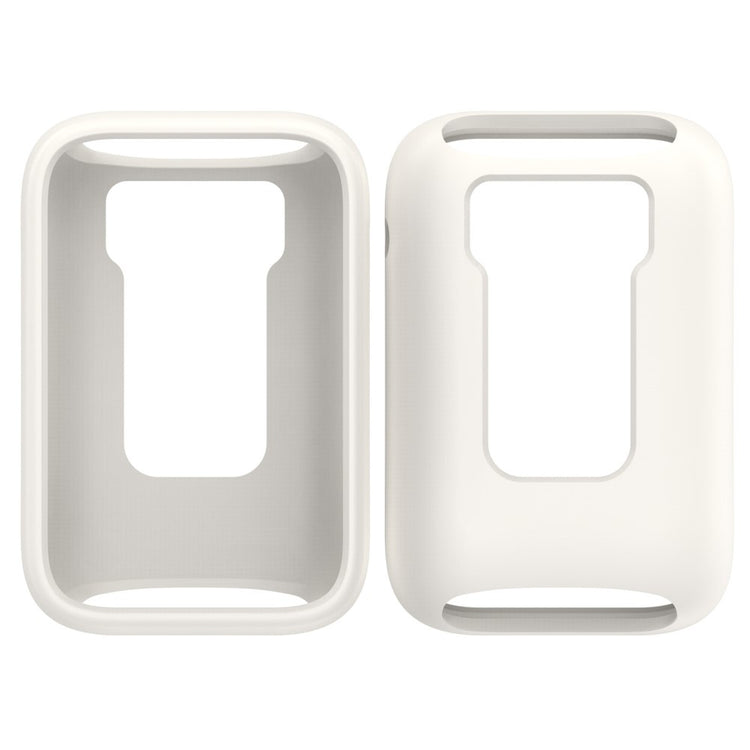 Fed Silikone Cover passer til Xiaomi Mi Band 7 Pro - Hvid#serie_8