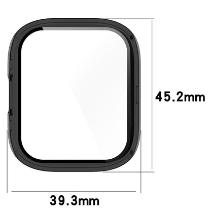 Meget Fint Xiaomi Redmi Band 3 Cover med Skærmbeskytter i Plastik og Hærdet Glas - Grøn#serie_3