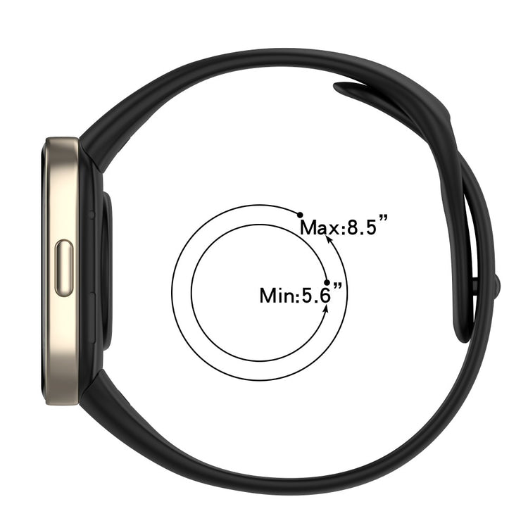 Silikone Universal Rem passer til Xiaomi Redmi Watch 3 / Xiaomi Mi Watch Lite 3 - Brun#serie_10
