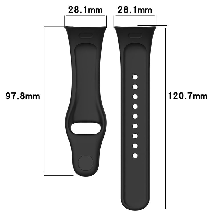 Silikone Universal Rem passer til Xiaomi Redmi Watch 3 / Xiaomi Mi Watch Lite 3 - Orange#serie_4