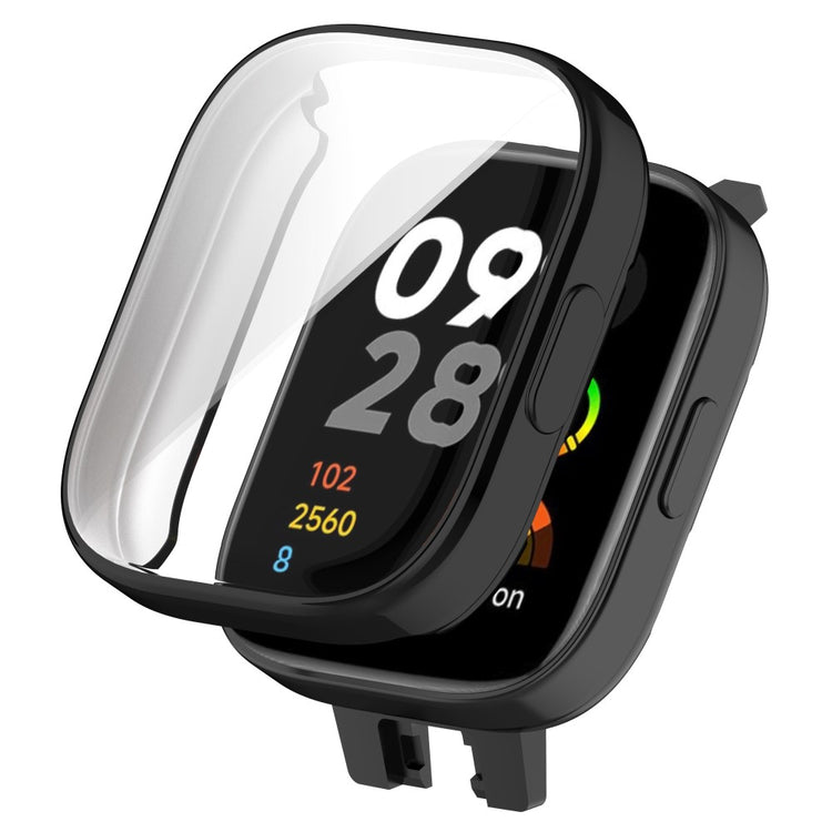Mega Flot Silikone Cover passer til Xiaomi Redmi Watch 3 / Xiaomi Mi Watch Lite 3 - Sort#serie_6