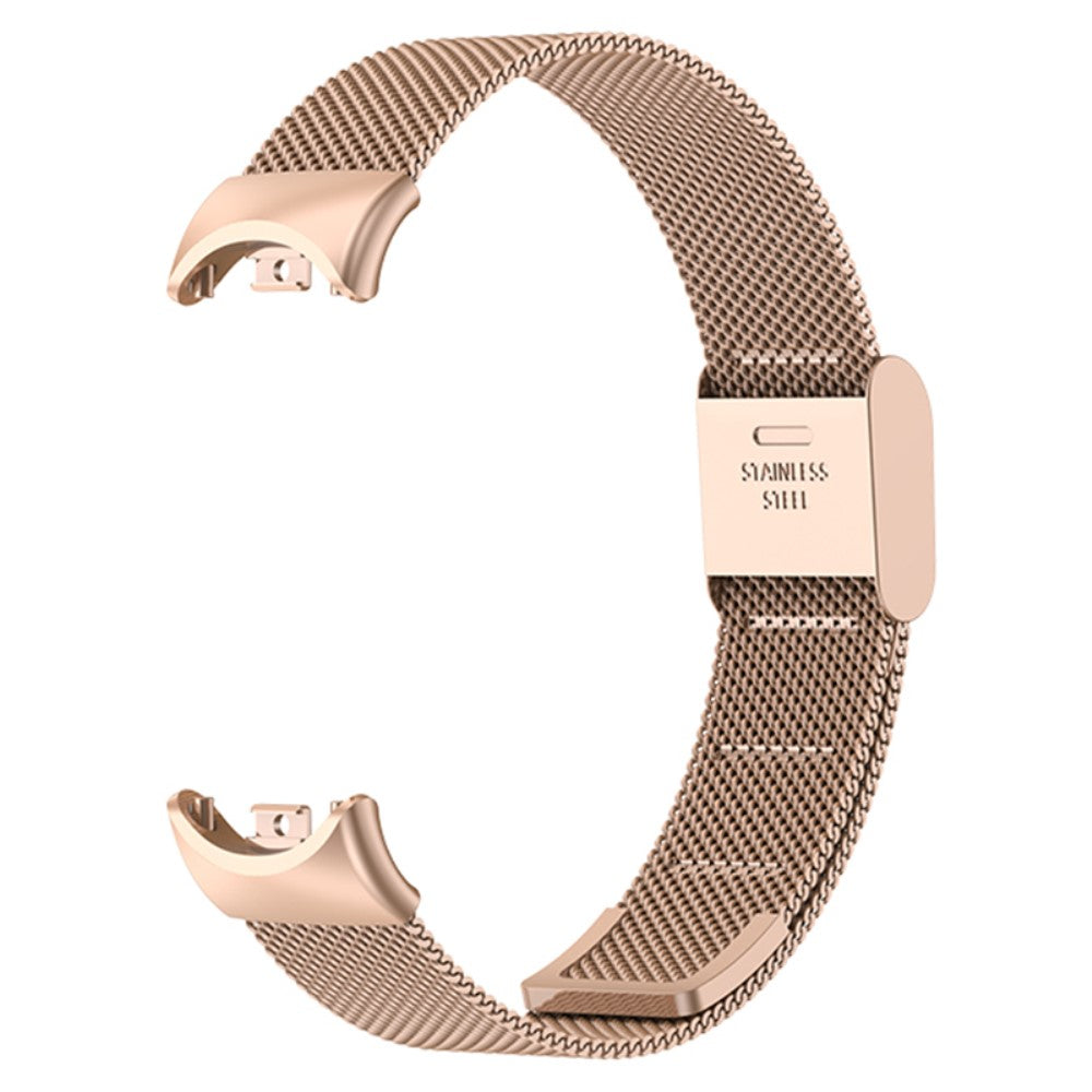 Meget Elegant Metal Rem passer til Xiaomi Smart Band 8 - Pink#serie_4