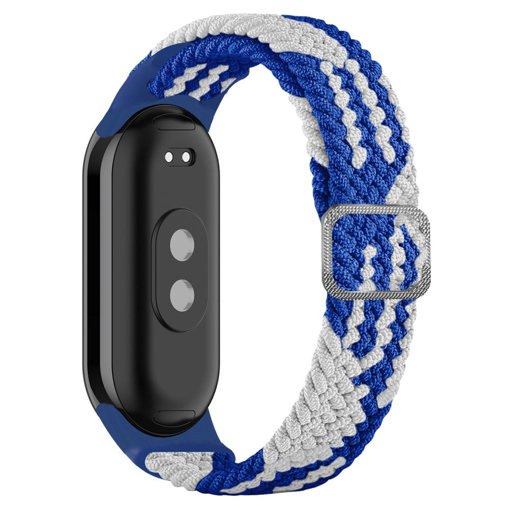 Vildt Fint Nylon Cover passer til Xiaomi Smart Band 8 - Blå#serie_11