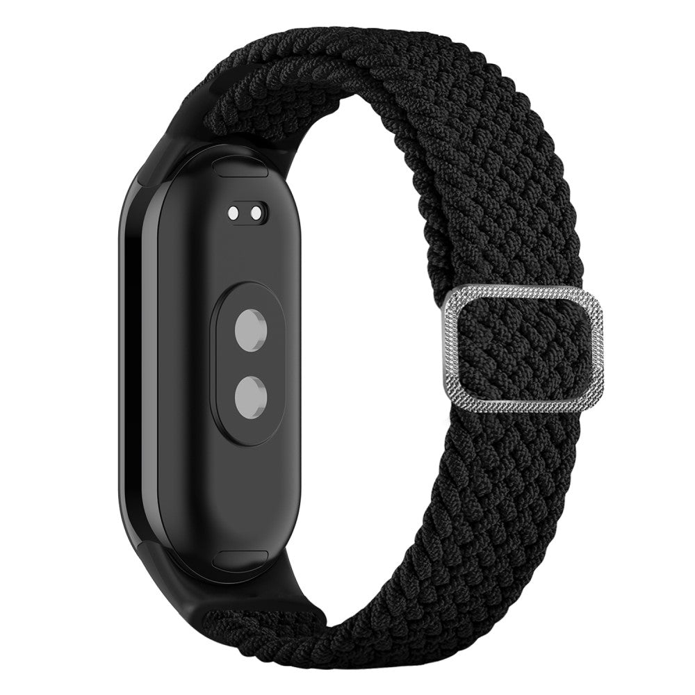 Vildt Fint Nylon Cover passer til Xiaomi Smart Band 8 - Sort#serie_17