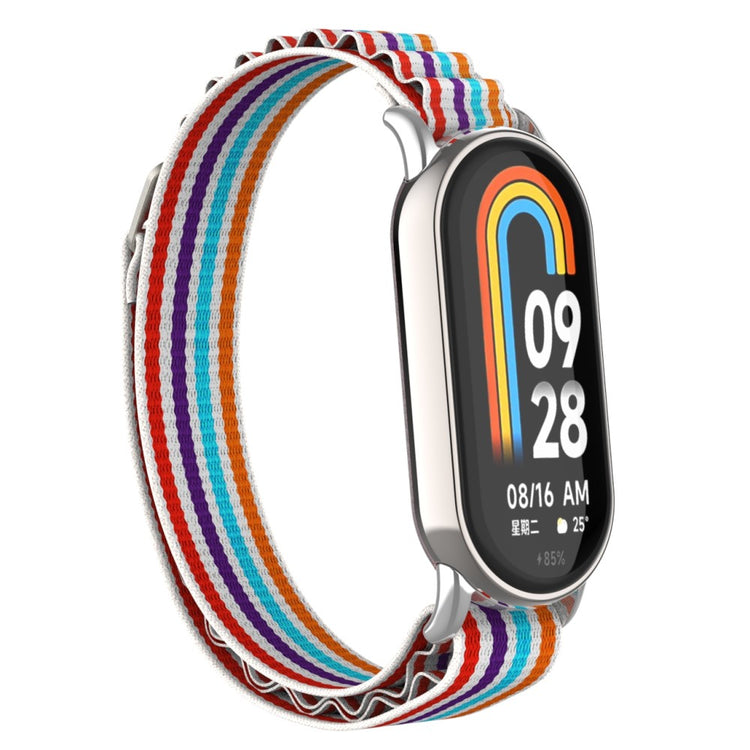 Meget Fed Nylon Rem passer til Xiaomi Smart Band 8 - Flerfarvet#serie_1