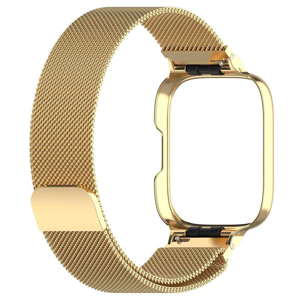 Metal Og Plastik Universal Rem passer til Xiaomi Redmi Watch 3 Active / Xiaomi Mi Watch Lite 3 - Guld#serie_2