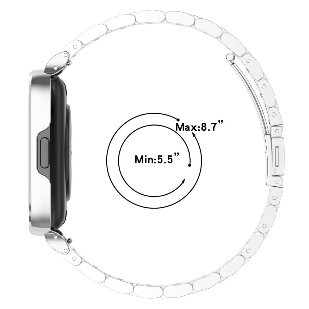 Metal Og Plastik Universal Rem passer til Xiaomi Redmi Watch 3 Active / Xiaomi Mi Watch Lite 3 - Guld#serie_2