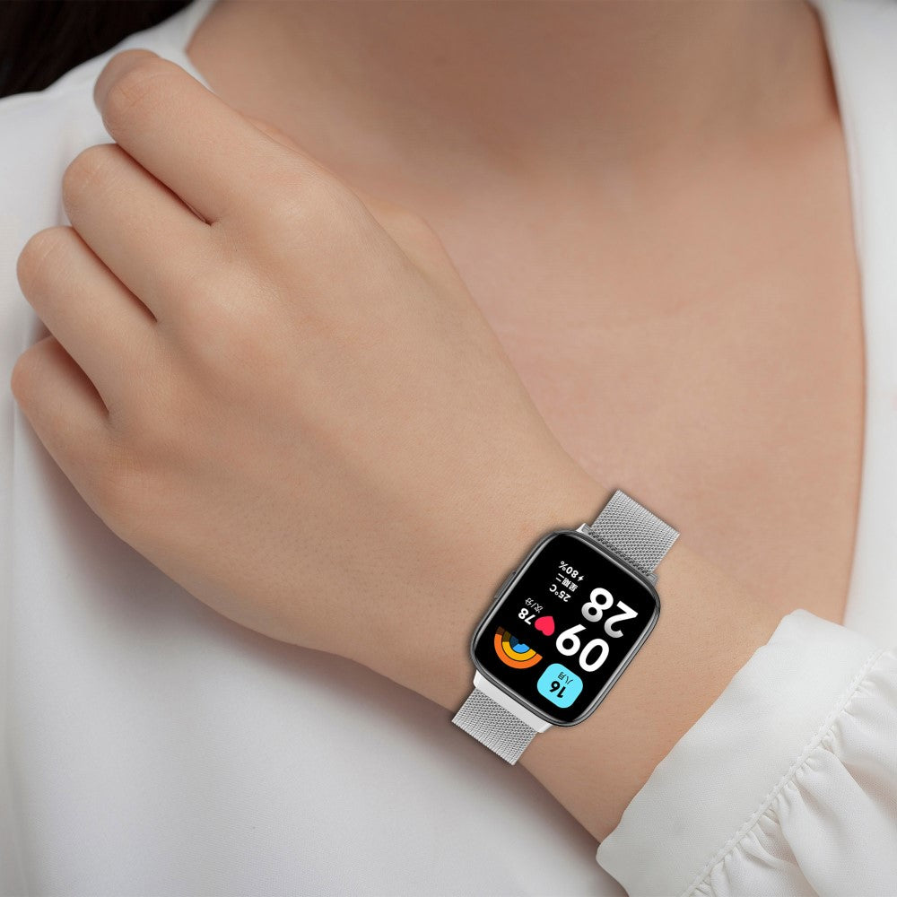 Silikone Universal Rem passer til Xiaomi Redmi Watch 3 Active / Xiaomi Mi Watch Lite 3 - Sølv#serie_4