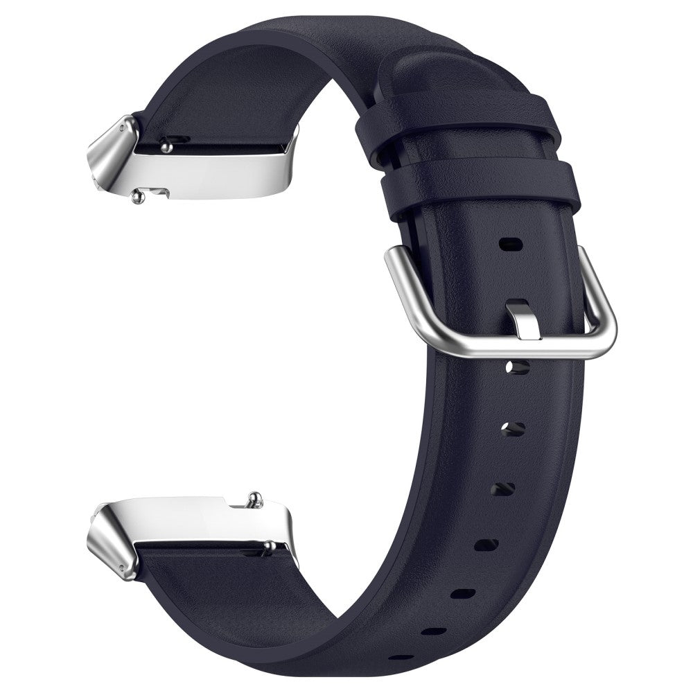 Ægte Læder Og Metal Universal Rem passer til Xiaomi Redmi Watch 3 Active / Xiaomi Mi Watch Lite 3 - Blå#serie_3