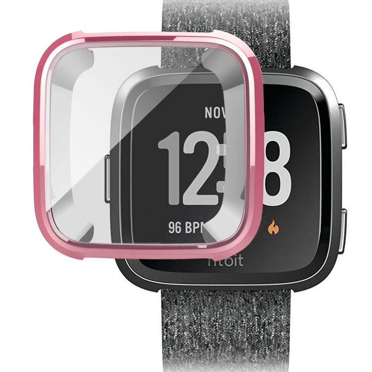 Godt Fitbit Versa Silikone Cover - Pink#serie_4