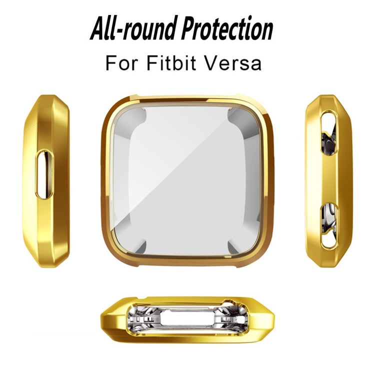 Godt Fitbit Versa Silikone Cover - Guld#serie_6