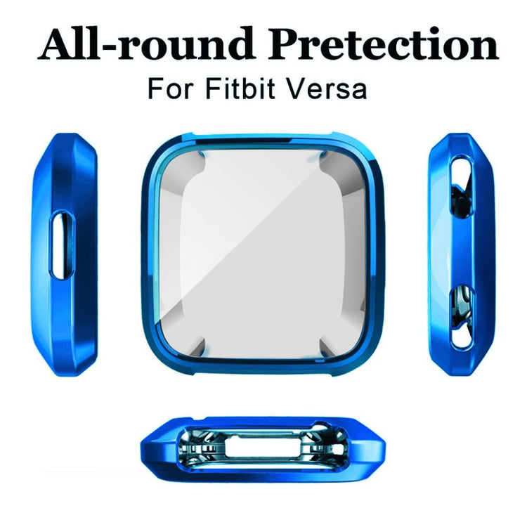 Godt Fitbit Versa Silikone Cover - Blå#serie_7
