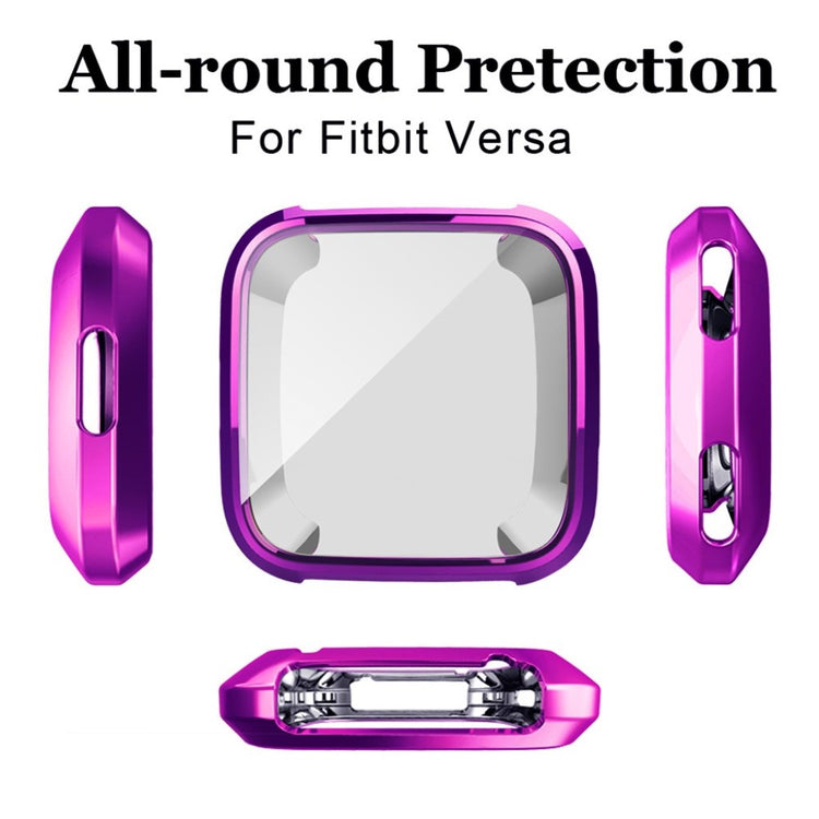Godt Fitbit Versa Silikone Cover - Lilla#serie_8