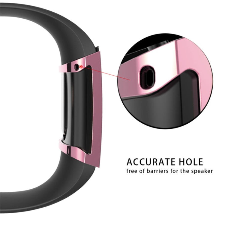 Fint Fitbit Charge 3 Silikone Cover - Pink#serie_3