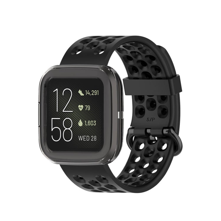 Super Godt Fitbit Versa 2 Silikone Cover - Gennemsigtig#serie_4