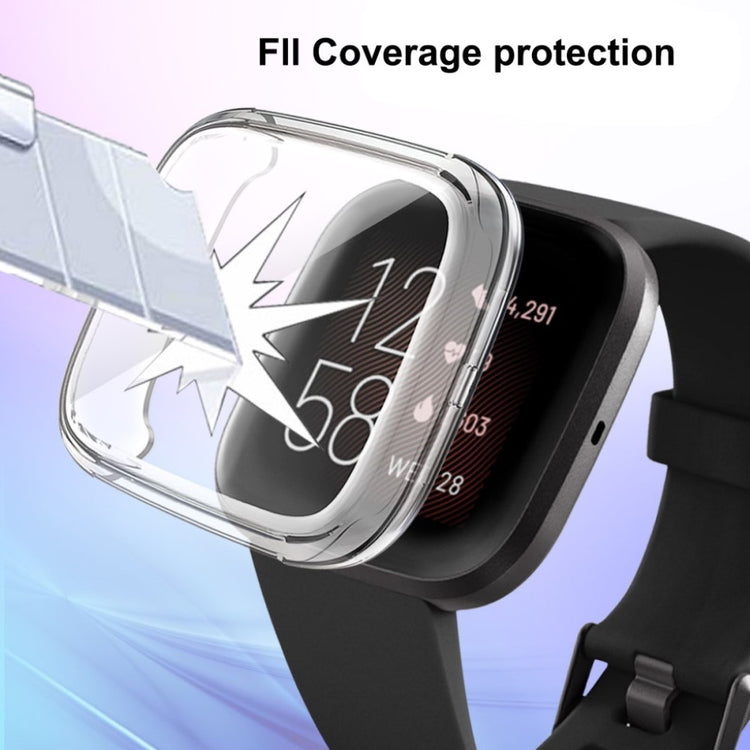 Vildt Fint Fitbit Versa 2 Silikone Cover - Gennemsigtig#serie_2