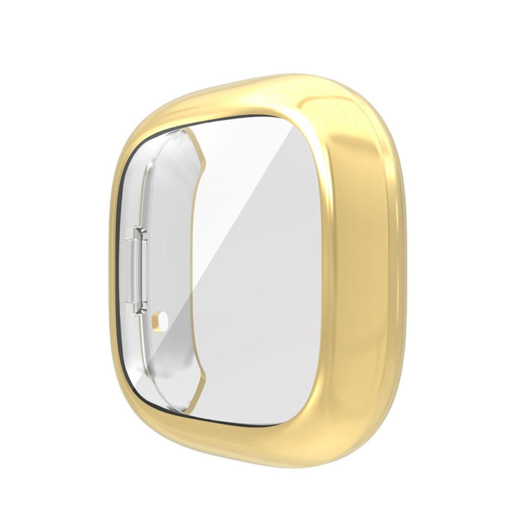 Mega Fed Fitbit Versa 3 Silikone Cover - Guld#serie_5