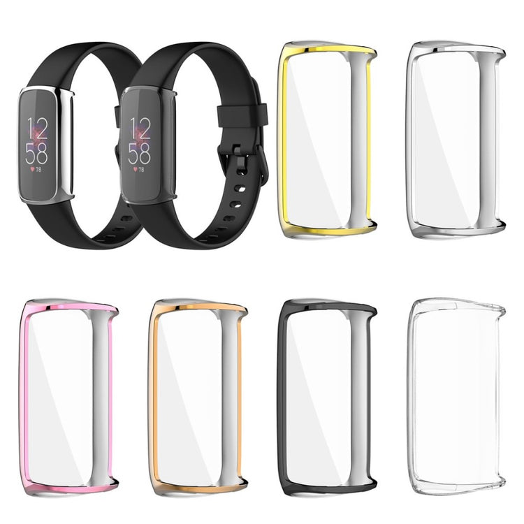 Alle Tiders Silikone Cover til Fitbit Luxe - Sort#serie_1