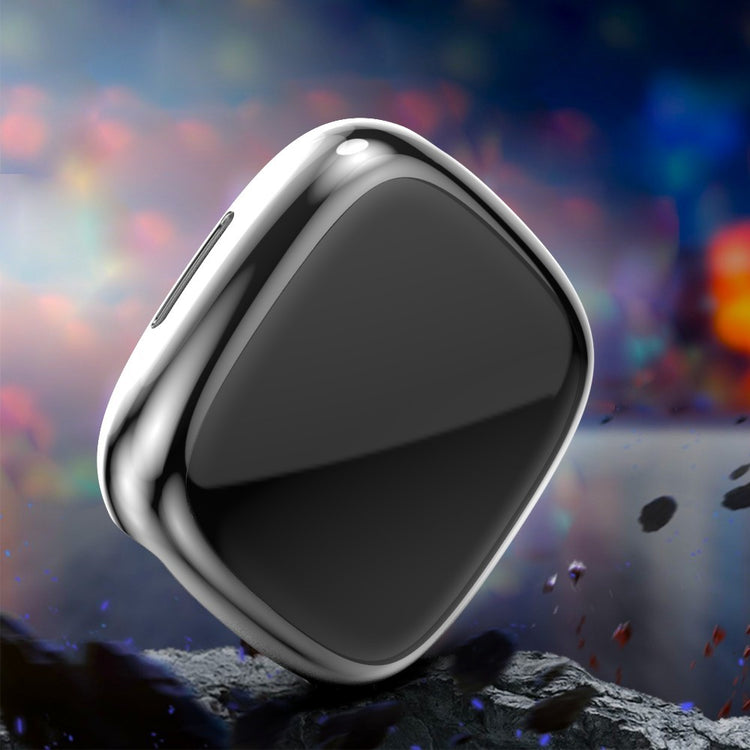Super Godt Silikone Cover til Fitbit Versa 4 - Sølv#serie_3