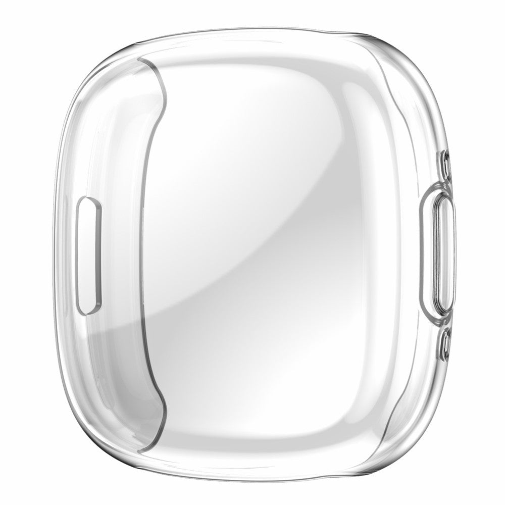 Super Godt Silikone Cover til Fitbit Versa 4 - Sølv#serie_3