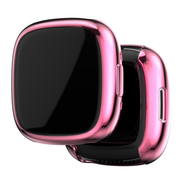 Super Godt Silikone Cover til Fitbit Versa 4 - Pink#serie_4