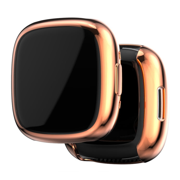 Super Godt Silikone Cover til Fitbit Versa 4 - Pink#serie_5