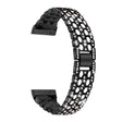 Metal Og Rhinsten Universal Rem passer til Fitbit Sense 2 / Fitbit Versa 4