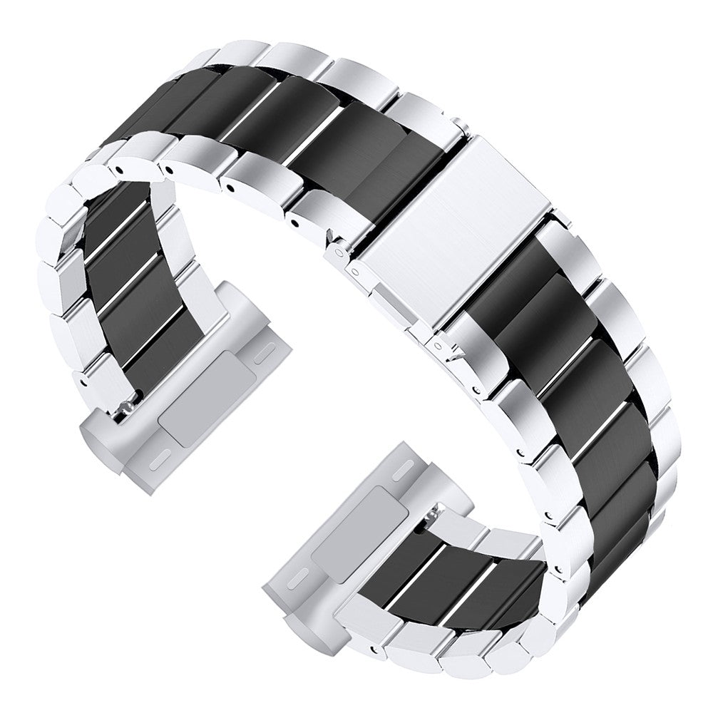 Cool Metal Universal Rem passer til Fitbit Sense 2 / Fitbit Versa 4 - Sølv#serie_086