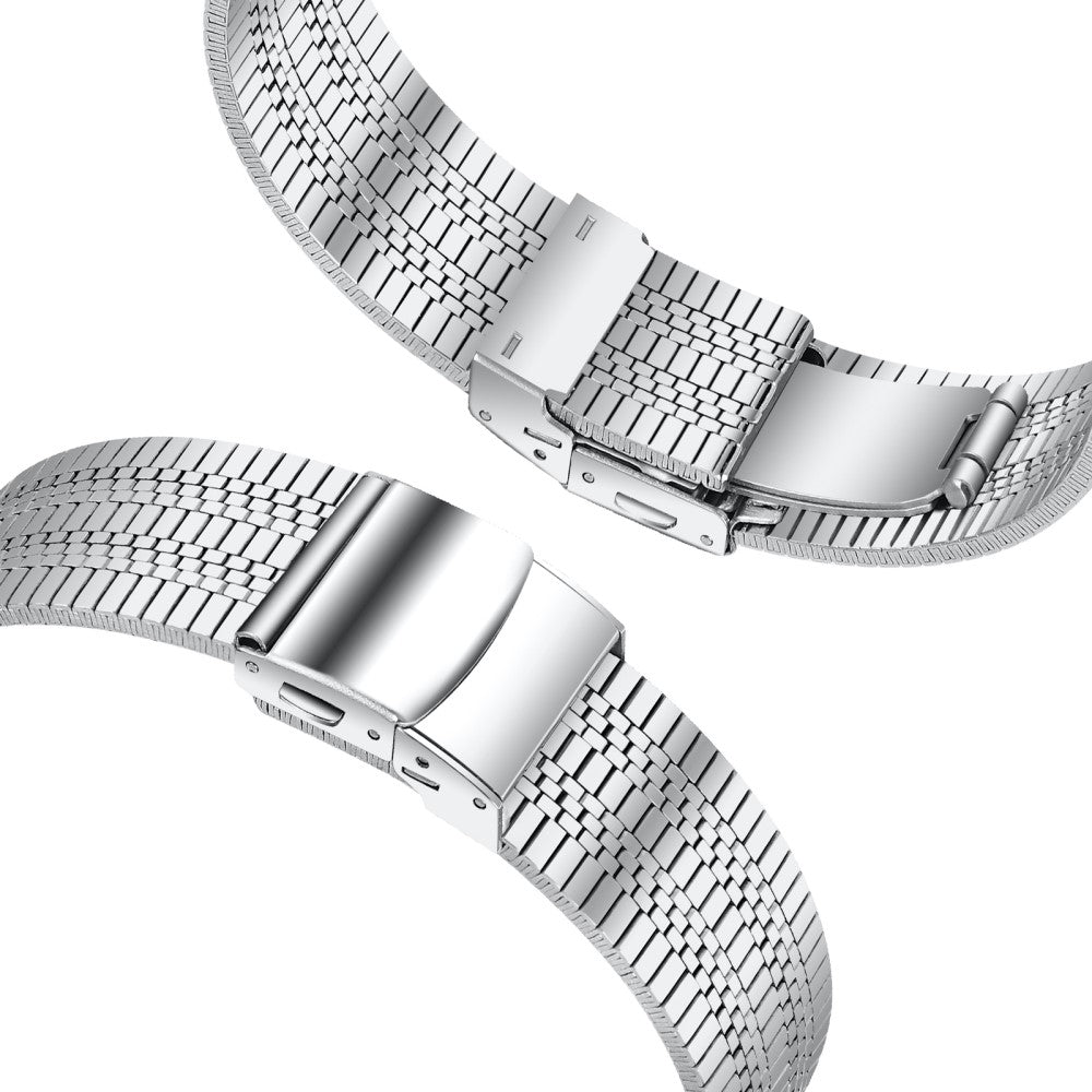 Stilren Metal Universal Rem passer til Fitbit Versa 4 / Fitbit Sense 2 - Sølv#serie_104