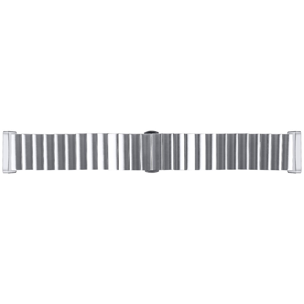 Kønt Metal Universal Rem passer til Fitbit Versa 4 / Fitbit Sense 2 - Sølv#serie_105