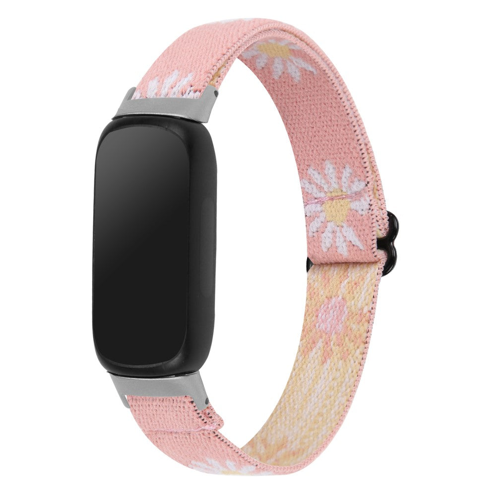 Skøn Nylon Rem passer til Fitbit Inspire 3 - Pink#serie_10