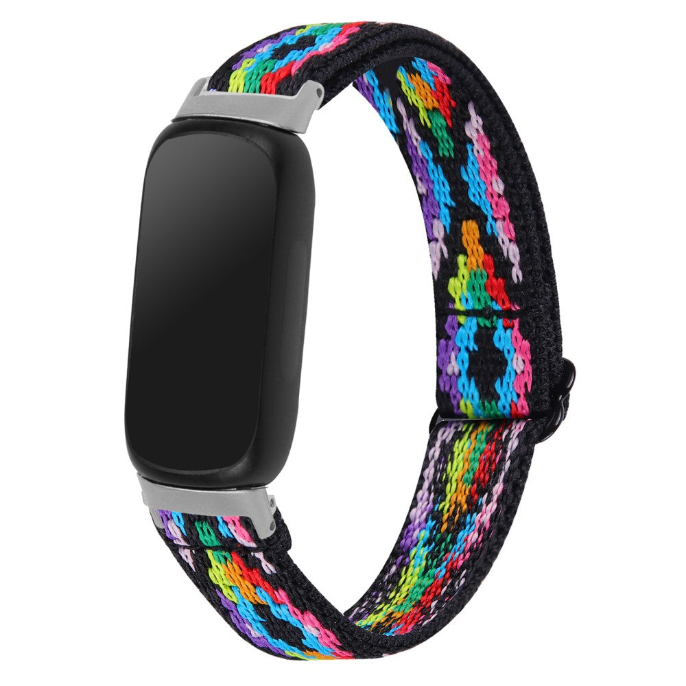 Skøn Nylon Rem passer til Fitbit Inspire 3 - Flerfarvet#serie_4