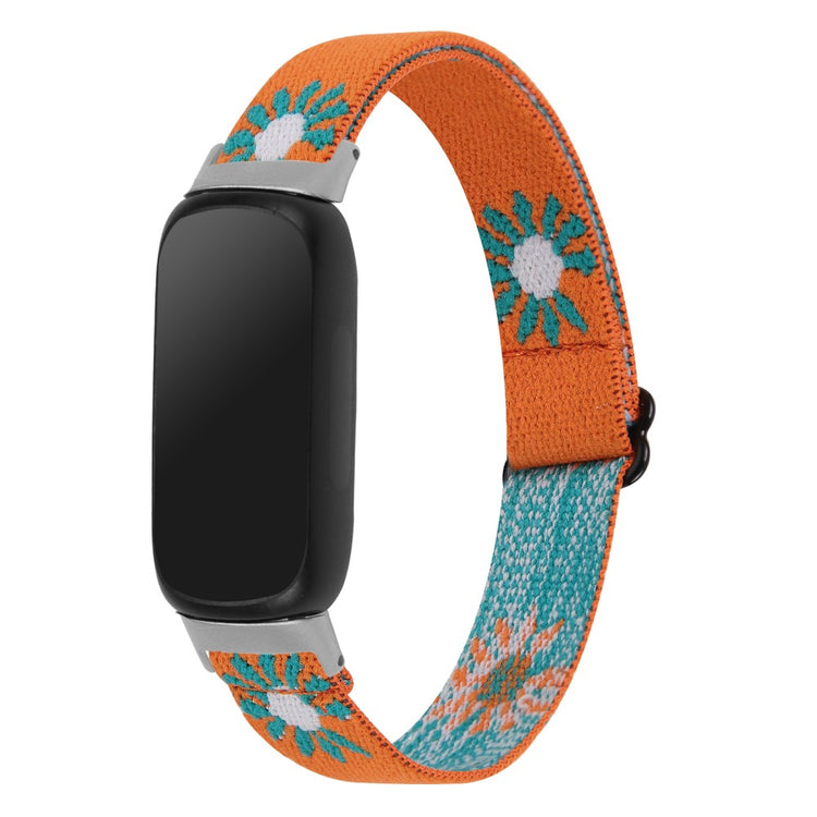 Skøn Nylon Rem passer til Fitbit Inspire 3 - Orange#serie_9