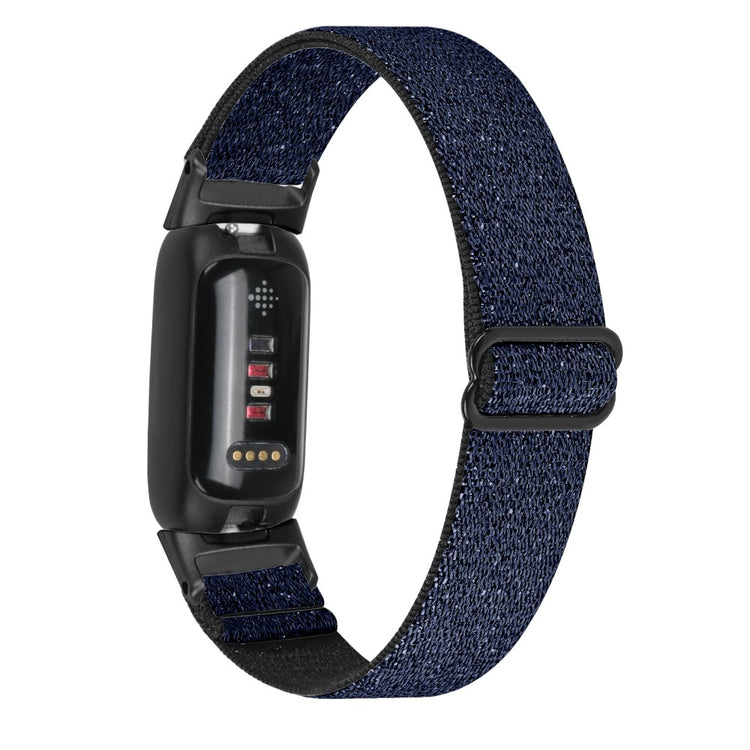 Mega Hårdfør Nylon Rem passer til Fitbit Inspire 3 - Blå#serie_11