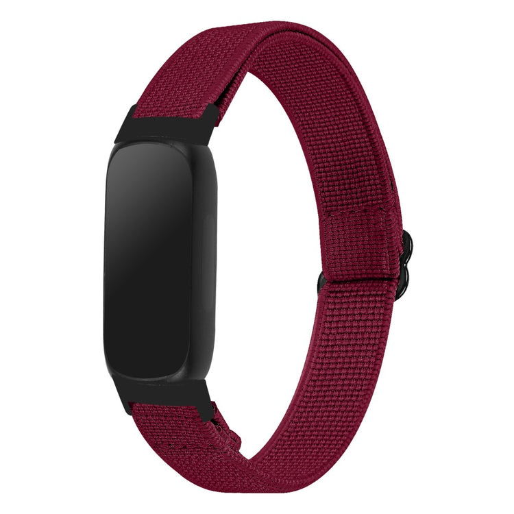 Mega Hårdfør Nylon Rem passer til Fitbit Inspire 3 - Rød#serie_5