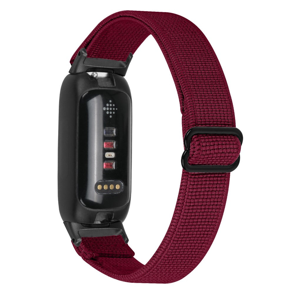 Mega Hårdfør Nylon Rem passer til Fitbit Inspire 3 - Rød#serie_5