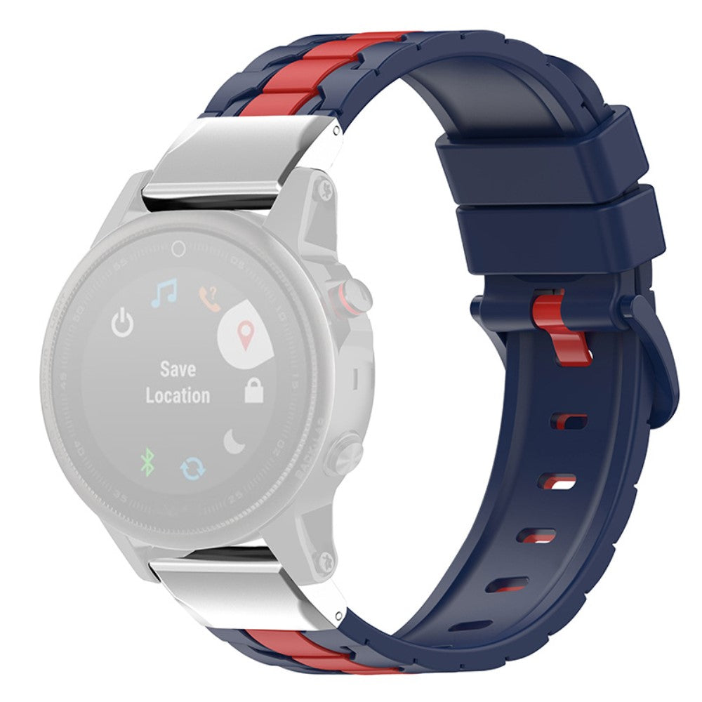 Super Holdbart Silikone Universal Rem passer til Garmin Smartwatch
