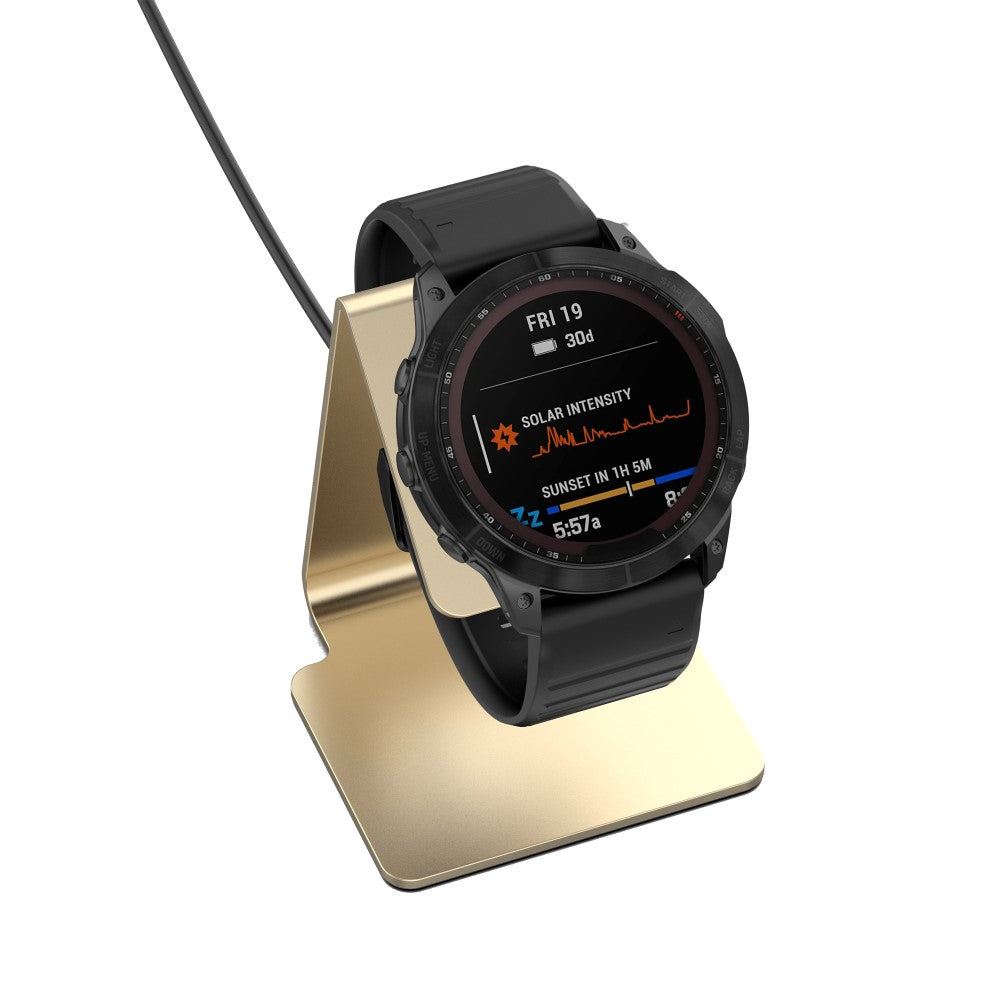 Metal Holder passer til Garmin Smartwatch - Guld#serie_2