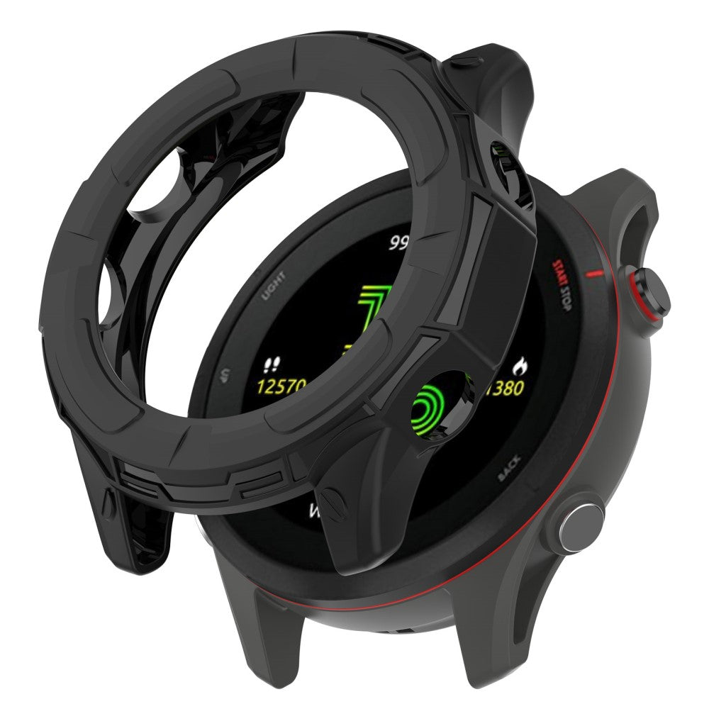 Rigtigt Fint Silikone Cover til Garmin Forerunner 255 - Sort#serie_1