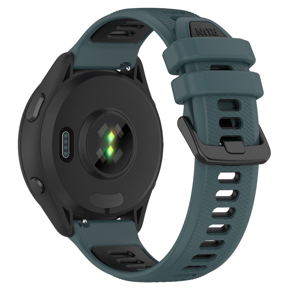 Mega Cool Silikone Rem passer til Garmin Forerunner 265S - Grøn#serie_3