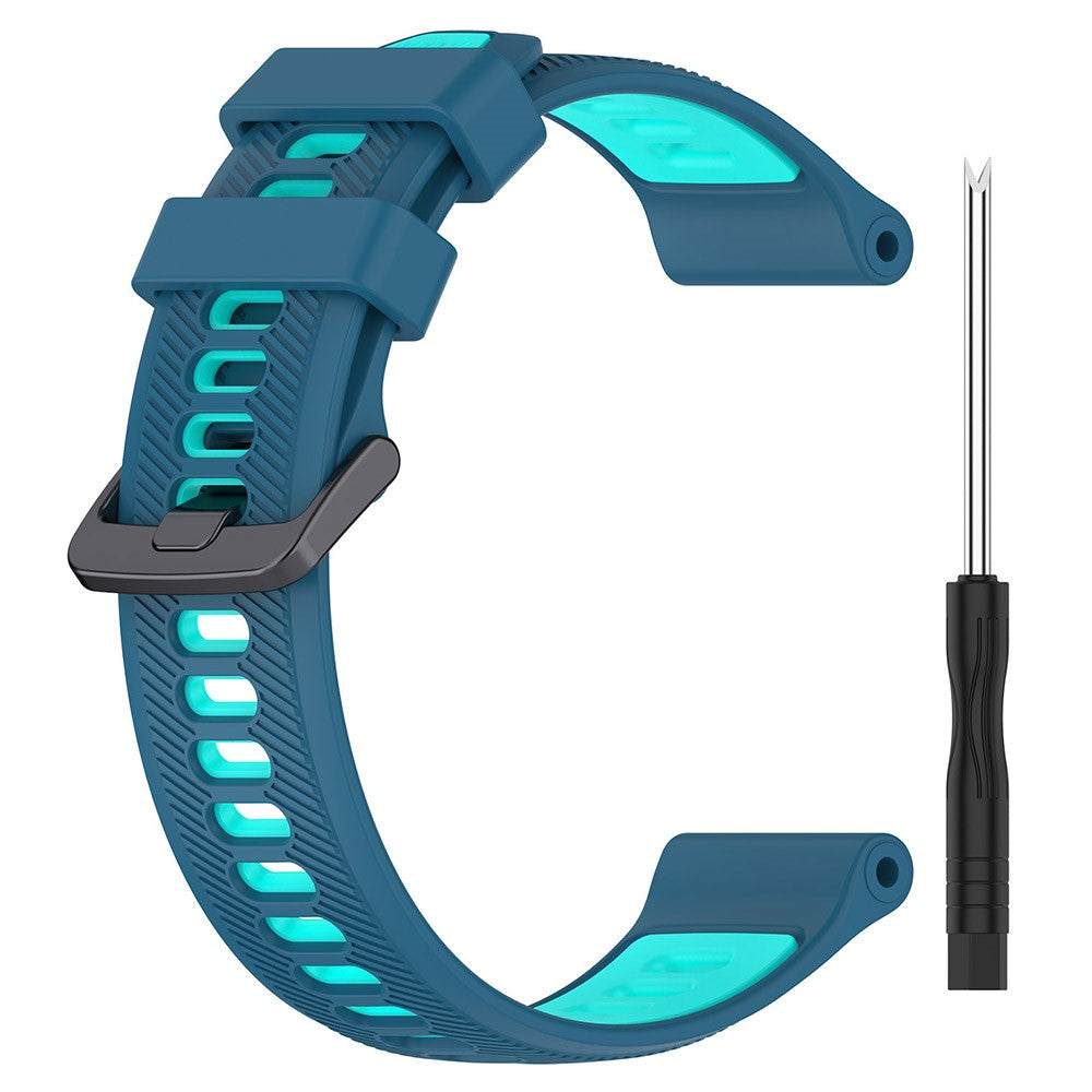 Super Slidstærk Silikone Universal Rem passer til Smartwatch - Blå#serie_10