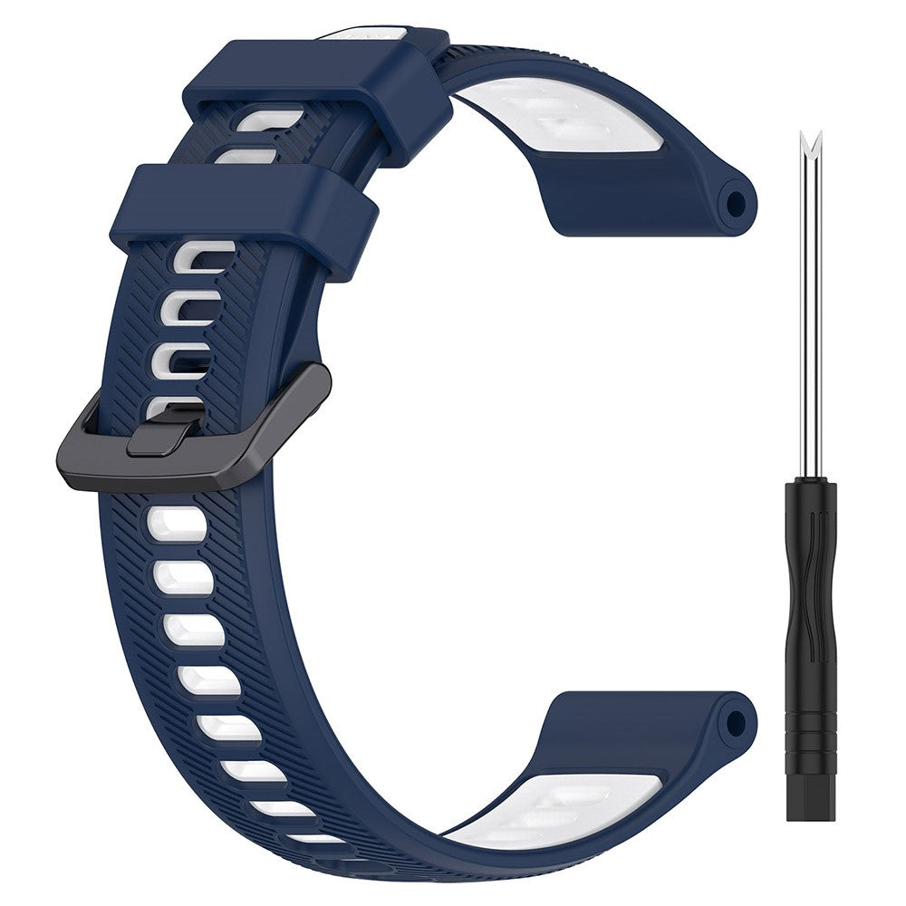 Super Slidstærk Silikone Universal Rem passer til Smartwatch - Blå#serie_8