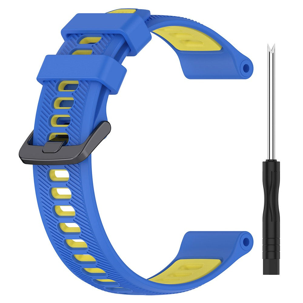 Super Slidstærk Silikone Universal Rem passer til Smartwatch - Blå#serie_9