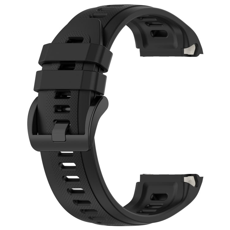 Metal Og Silikone Universal Rem passer til Garmin Approach S70 (42mm) / Garmin Approach S70 Series - Sort#serie_1