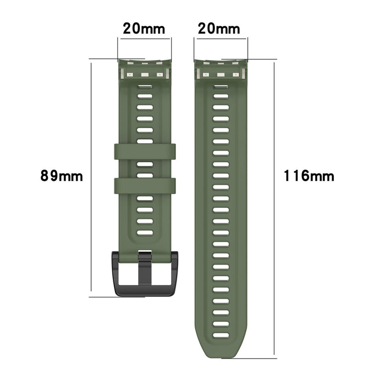 Metal Og Silikone Universal Rem passer til Garmin Approach S70 (42mm) / Garmin Approach S70 Series - Hvid#serie_10