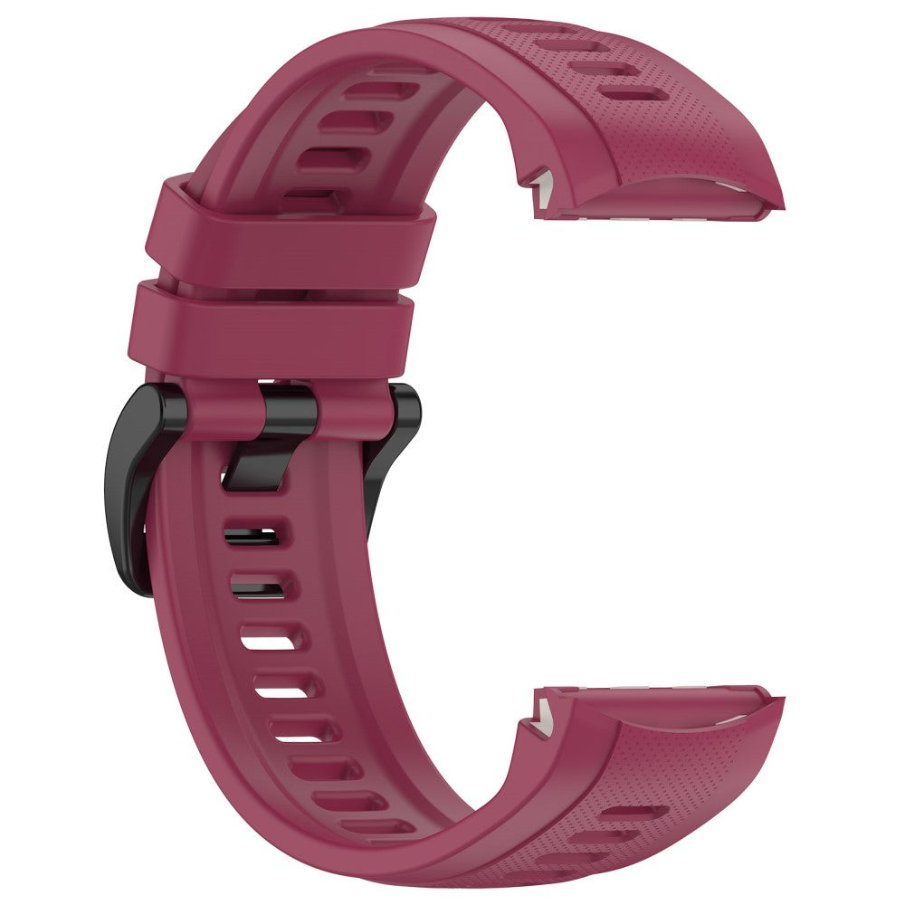 Metal Og Silikone Universal Rem passer til Garmin Approach S70 (42mm) / Garmin Approach S70 Series - Rød#serie_7