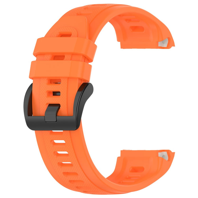 Metal Og Silikone Universal Rem passer til Garmin Approach S70 (42mm) / Garmin Approach S70 Series - Orange#serie_9