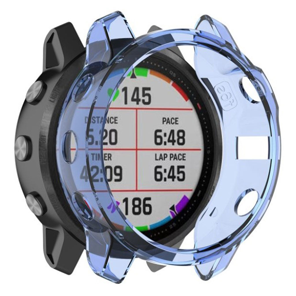 Vildt Godt Garmin Fenix 6X Pro Silikone Cover - Blå#serie_4