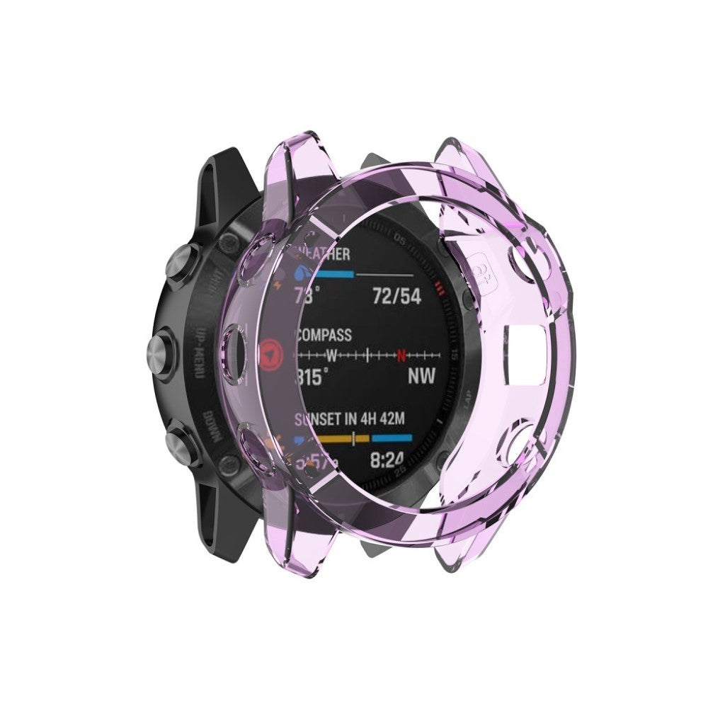 Mega Godt Garmin Fenix 6S Pro Silikone Cover - Lilla#serie_5