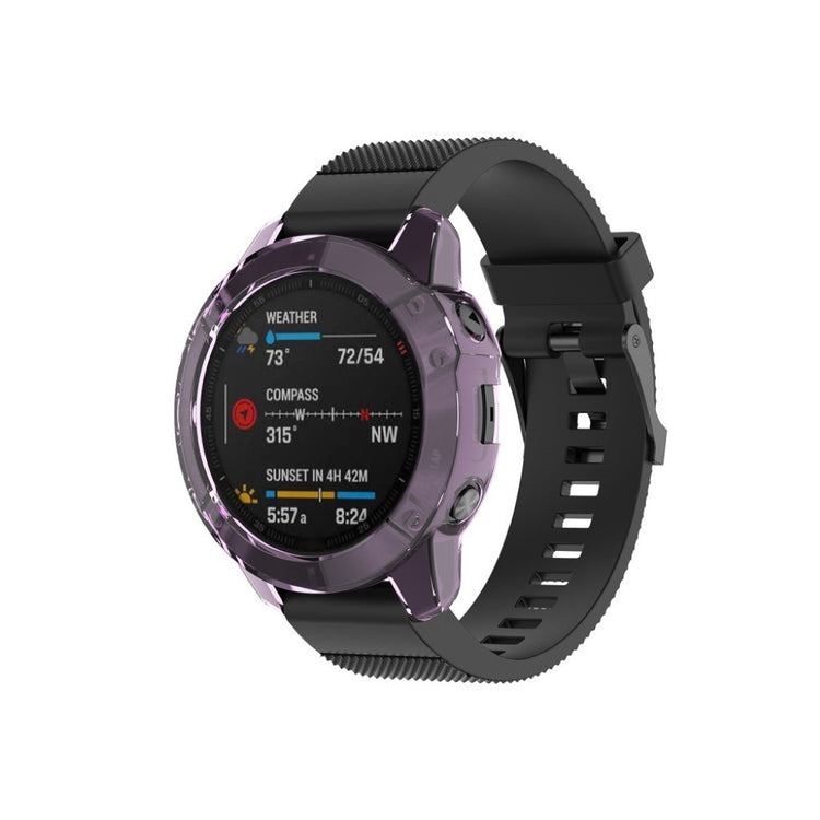 Mega Godt Garmin Fenix 6S Pro Silikone Cover - Lilla#serie_5